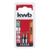 kwb 2 x TORX T10 Titan Bits 25mm for Longevity,