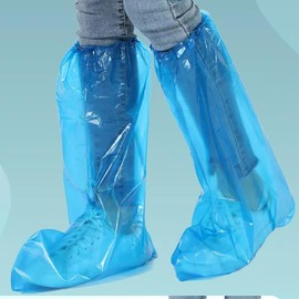 Coehaopike 10 Pieces of Outdoor Waterproof and Disposable Shoe Covers for Drifting, Anti Slip and Disposable Rain Shoe Covers for Riding in High Rain