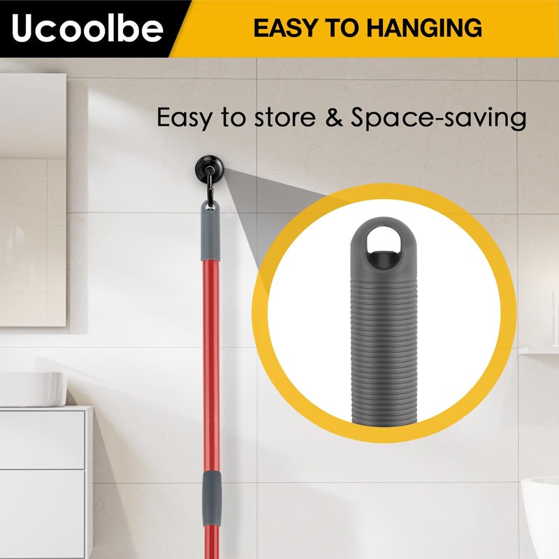 Ucoolbe Spin Mop Replacement Handle Compatible with O-Cedar Spin Mop