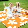 Picnic Blanket 200 x 200 cm, XXL Beach Blanket Waterproof