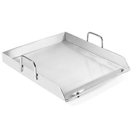 DBM IMPORTS Single Stove Stainless Steel Flat Top Griddle Grill Plancha