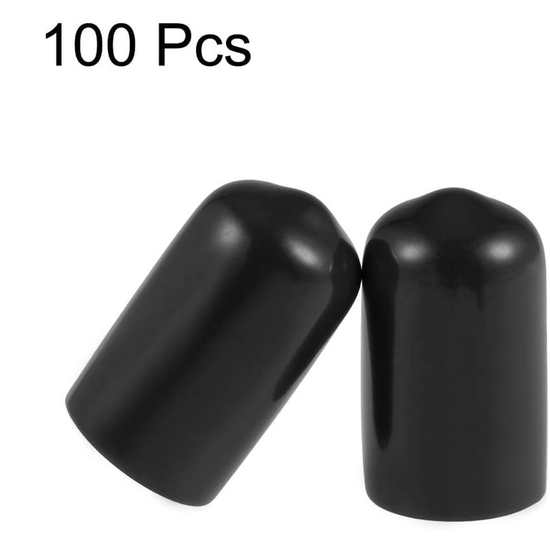 MACHSWON 10mm Rubber End Caps Vinyl Round End Cap Cover