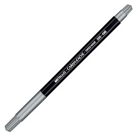 Caran D'Ache Metallic Fibre Bullet Tip Pen 1-2mm Silver