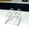 LENITH 304 Stainless Steel Wire Cutting Board Holder, Cutting Board