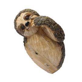 Totority Sloth Outdoor Garden Decor Resin Animal Pendant for Unique Hanging Statue for Garden Adorn Durable Decoration for Home for Animal Theme Parties