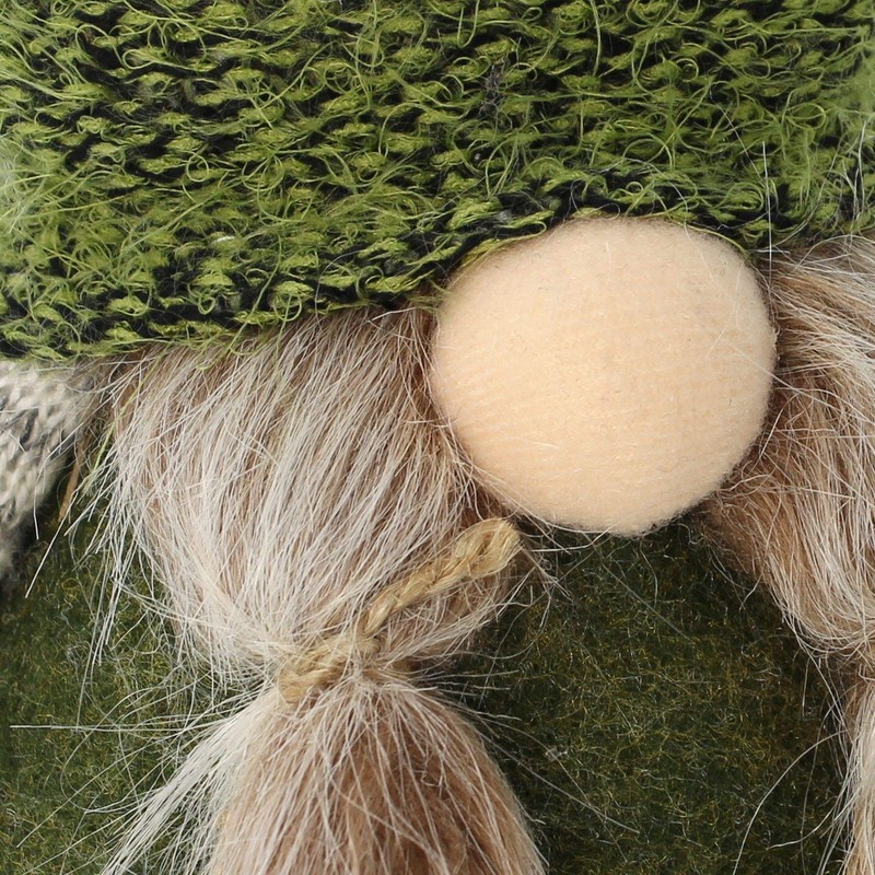 FRANK FLECHTWAREN Gnome, gnome, decorative item, green bottom, set of