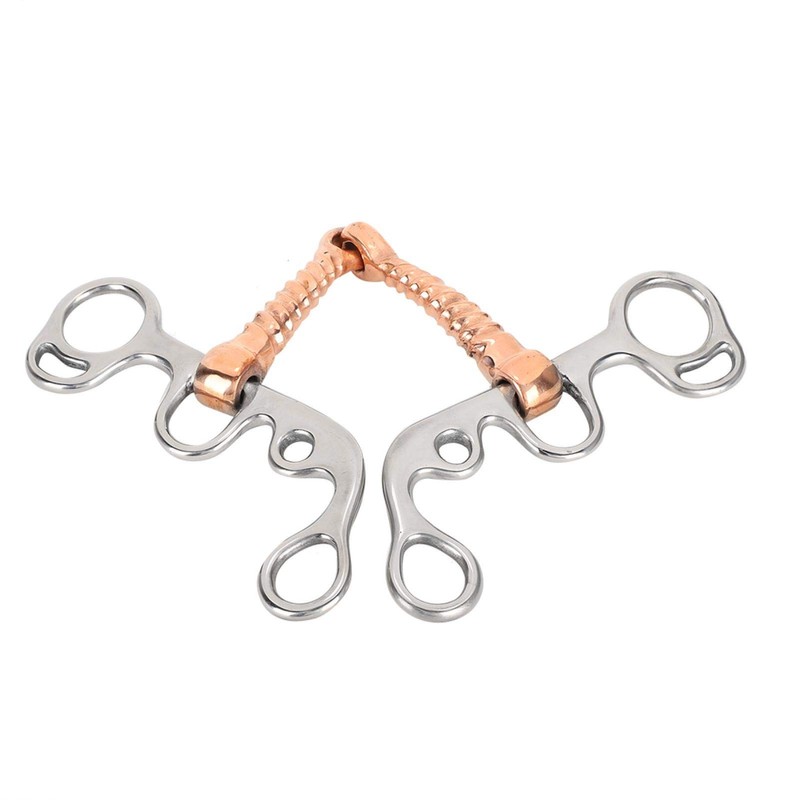 SALUTUYA Snaffle de Entrenamiento Ultraligero a Prueba de óxido para
