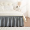 RIMELA Bed Valances Fabric Elastic Bed Skirt Soft Brushed Polyester