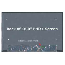 SCREENARAMA New Screen Replacement for Dell Precision 16 5680 5690 P123F (FHD+ 1920x1200 30pin) IPS LCD LED Display with Tools and Tape