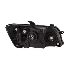 HEADLIGHTSDEPOT Chrome Housing Halogen Headlight Compatible with Toyota Highlander 2004-2006 Includes Left Driver and Right Passenger Side Headlamps