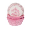 50 Muffin Cases Butterfly | Pink | White | High-Quality