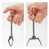 Multifunctional Food Clamp with Non-Slip Handle, Telescopic Ice Cube Grabber,