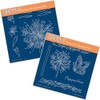 Groovi Plates A5 Square - Jayne's Agapanthus (Set of 2)