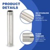 PATIKIL 304 Stainless Steel Pipe Fitting, 2 Pack 3/4" BSP