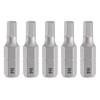 sourcing map 5pcs H4.0 Hex Screwdriver Bit 1/4" Hex Shank