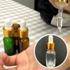 Oil Empty Bottle Oil Dropper Transparent Bottle 10ml Dropper Bottle 5ea