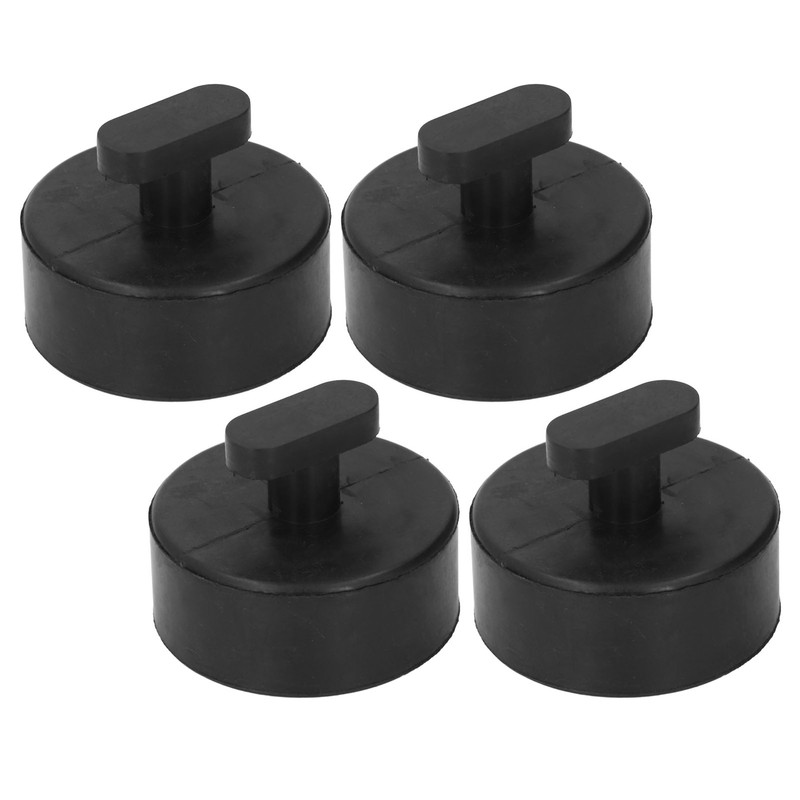 4PCS Jack Pad Anti Bending Sturdy Rubber Floor Heavy Duty