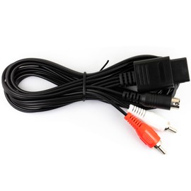 jujinglobal 6FT S Video Cable AV Cord for SNES N64 NGC SFC Console