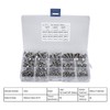 180 Pieces M3 M4 M5 M6 Stainless Steel Flat Head