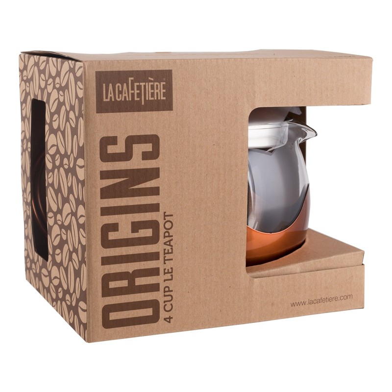 La Cafetière Copper Le Teapot, 1.2 L (42 fl oz)