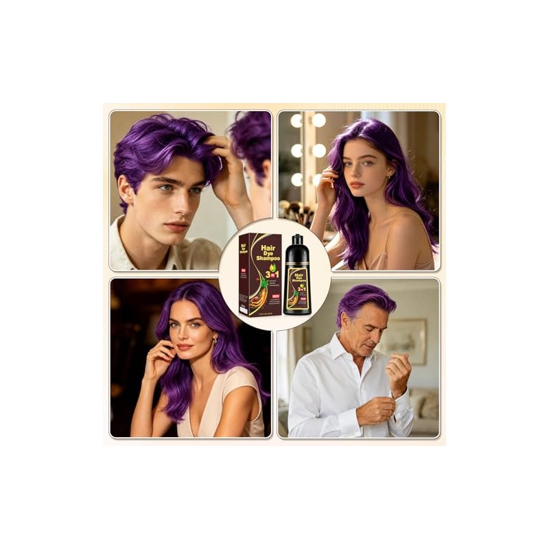 Champú Instant Hair Color Cabello Dye Shampoo Tinte Instantáneo Adecuado