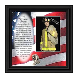 Crossroads Home Décor Firemans Prayer Picture Frame 6795B