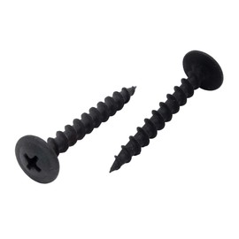 PROTEKTOR 200 x Drywall Screws Fine Thread Plasterboard Screws DIN18182-2, FN 4.2 mm x 35 mm Black Drywall Screws, Plasterboard Screws, Made in Germany