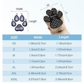shudyear Paw Protection Anti-Slip Handle Prevents Your Dog from Slipping on Hardwood Floors,Perfect for hot Roads,Disposable self Adhesive Dog Shoes Boots Socks Replacement 12pcs (L)