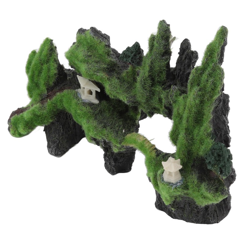 Moss Rockery Aquarium Decoration Artificial Moss Rockery Ornament for Aquarium