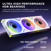 Jungle Leopard Interstellar V2 120mm PC Case Fans,Reverse Blade, Infinity
