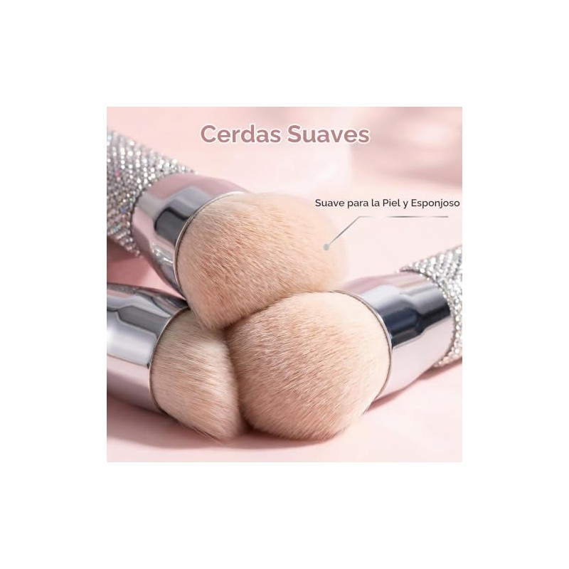 BS-MALL Brochas de Maquillaje de Lujo de Diamante, Hechas A