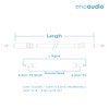 enoaudio Mogami 3368 Professional Guitar Bass Cable Instrument | Neutrik