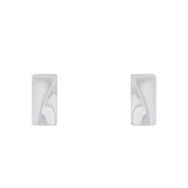 s.Oliver 2035520 Women's Stud Earrings Stainless Steel 1 cm Silver Comes in Jewellery Gift Box, One size, Stainless Steel