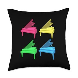 Sync Licensing Music Baby Grand Piano Throw Pillow