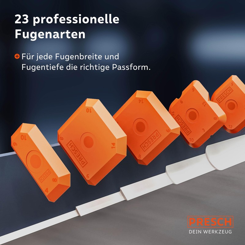 Presch Joint Smoother with Joint Remover – 6-Piece Compact Set