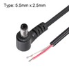 uxcell DC Power 5.5mm x 2.5mm 4A 30cm Length Barrel