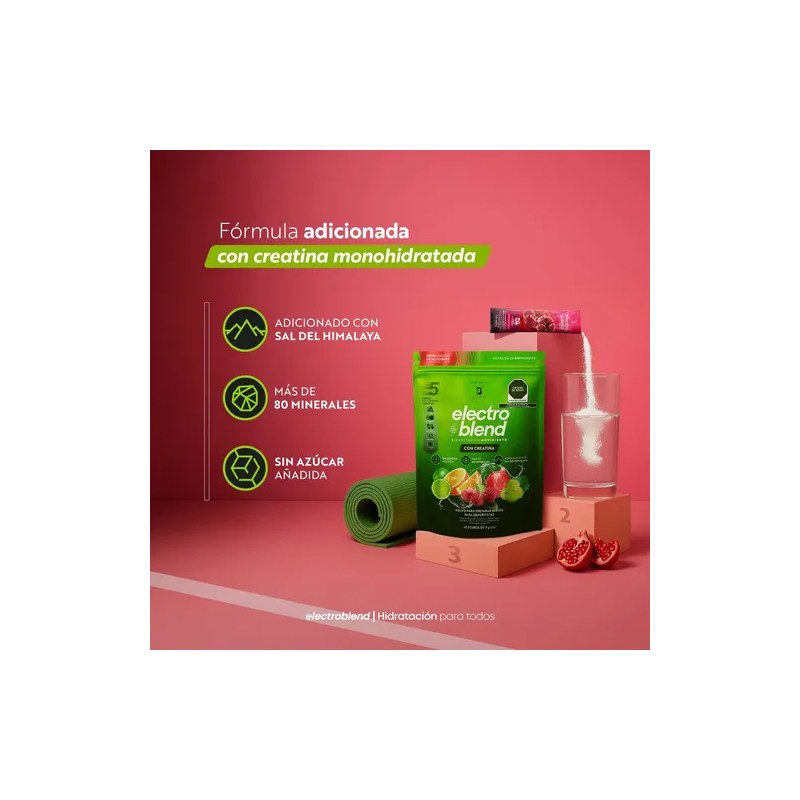 Electrolitos Creatina 45 Sobres Electroblend Creatine B Life