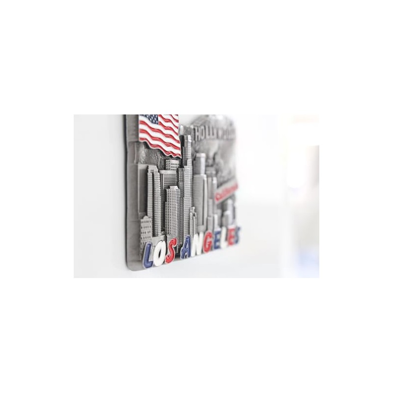 Los Angeles (USA) - 3D Metal Fridge Magnet for Kitchen