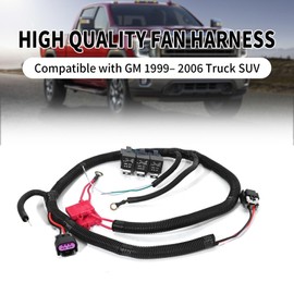 7L5533A226T Electric Dual Fan Wiring Harness Replacement for GM 1999 – 2006 Truck SUV