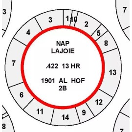 CADACO 30 CADACO ALL-STAR BASEBALL DISCS AL & NL HALL-OF-FAMER SET #1 -BUY 1 GET 1 FREE