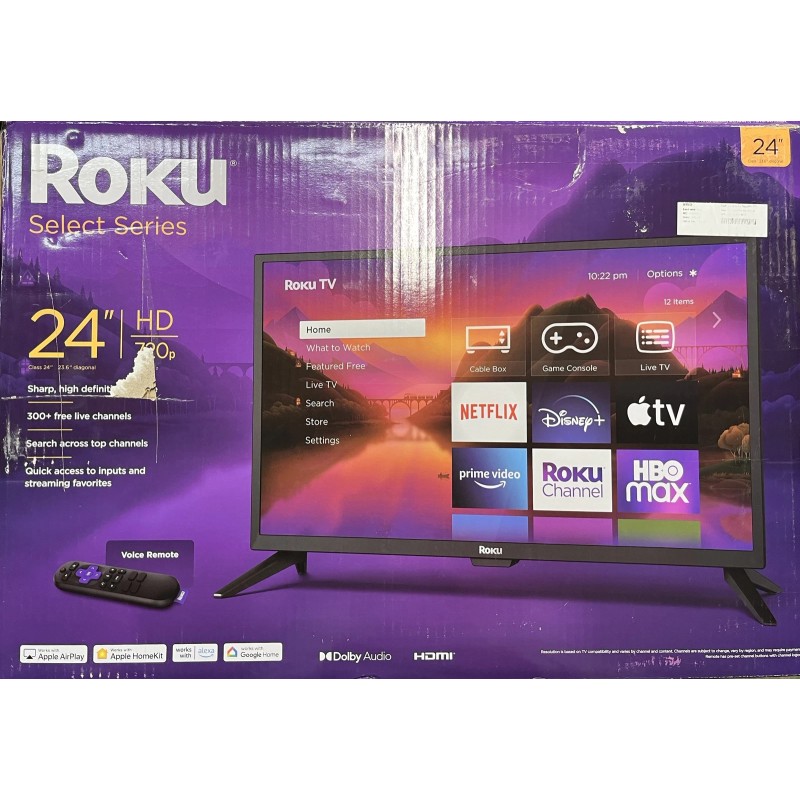 Roku New Roku Brand TV Model 24R2A5R Stand Legs w/Screws
