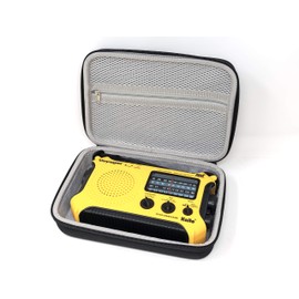 Kaito KA500 Voyager Solar/Crank Emergency AM/FM/SW/NOAA Weather Alert Radio with AC Adapter & Storage Case, Yellow