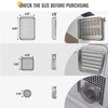 BougeRV RV Furnace Vent Screen,RV Trailer Water Heater Cover Stainless