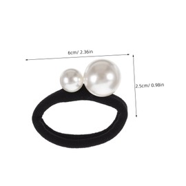 VICASKY 3 Pcs Elastic Pearl Hair Bands for Women Stylish Ponytail Holders Seamless Design for Everyday Wear Any Occasion