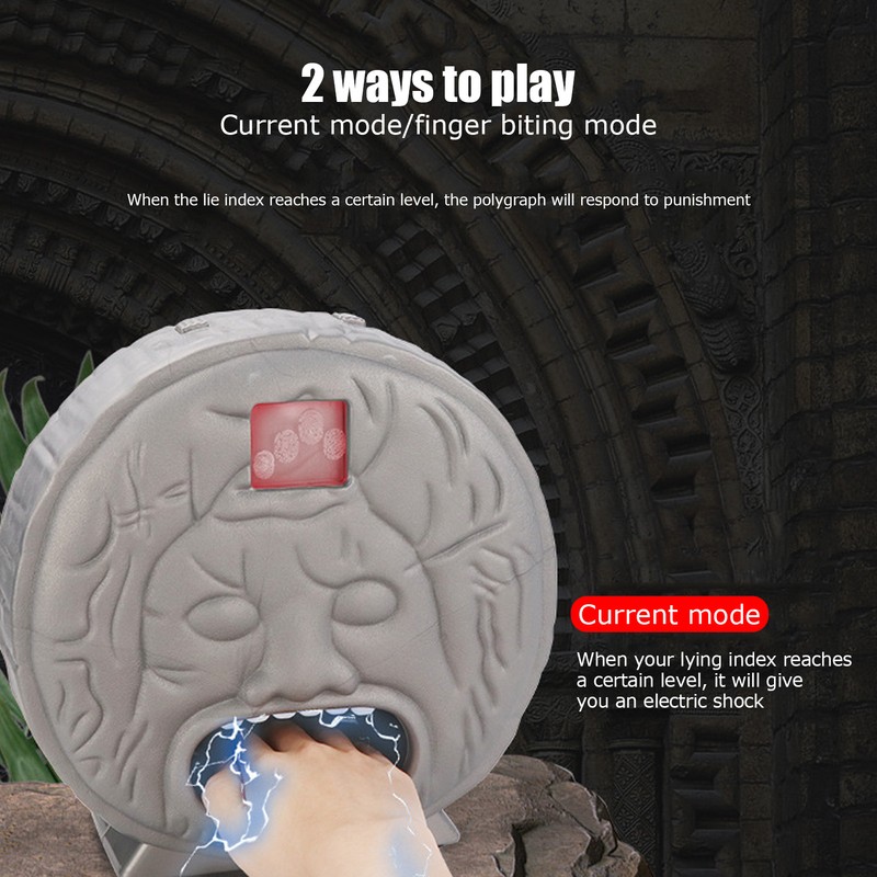 Electric Finger Shocking Polygraph Lie Detection Analyzer Machine Party Game