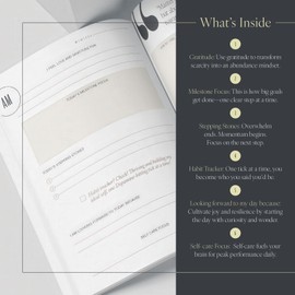 Goal Mastery: 90-Day Goal & Gratitude Journal for Men & Women- to Build Habits, Finish what you start. Every time | Undated Planner with Reflection & Daily Tracker