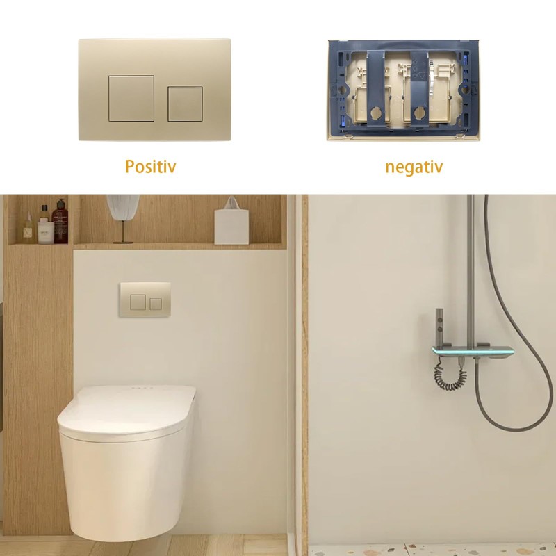 Acesome Toilet Actuator Plate Compatible with Geberit Sigma01 Sigma10 Sigma20
