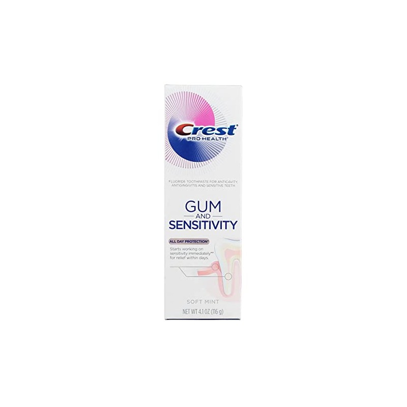Crest Toothpaste 4.1 Ounce Pro Health Sensitive and Gum (Pack