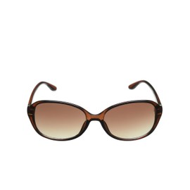 FaceTrick az Label IR7102 Sunglasses, Near Infrared Cut, Blue Ray Cut, UV Protection, High Performance Sabae Manufacturer's Lenses, brown/brown half