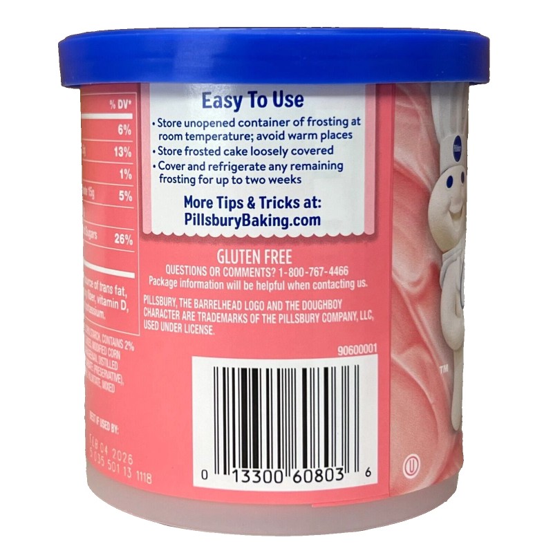 Pillsbury Whipped Strawberry Delight Frosting 12 oz